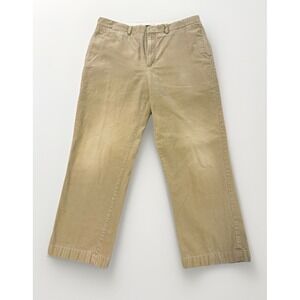 LL Bean Corduroy Pants‎ Mens 36x30 Khaki Tan Classic Fit Corduroy Cotton Slacks
